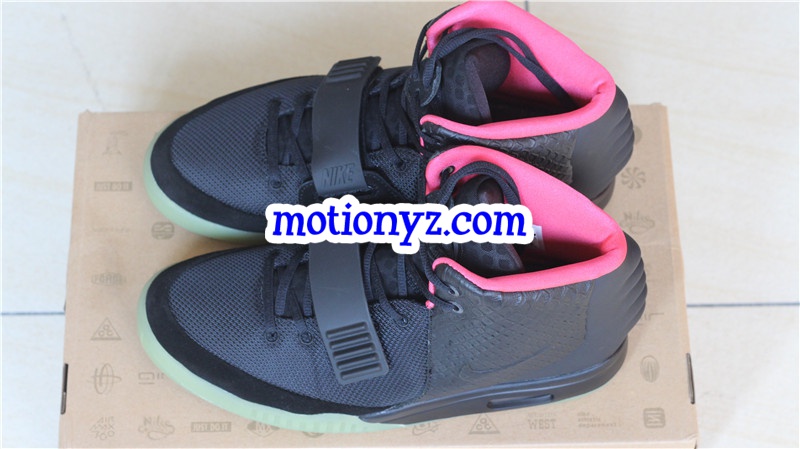 Nike Air Yeezy 2 NRG Solar Red Glow in the dark